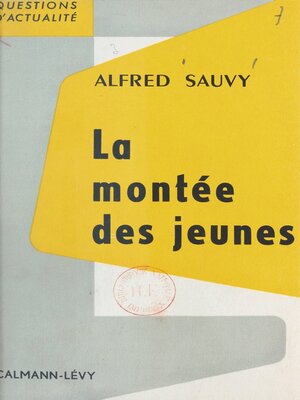 cover image of La montée des jeunes